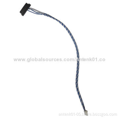 LVDS Cable 6-10P, UL10064, 28AWG, 0.6mm OD, OEM/ODM Orders Welcomed